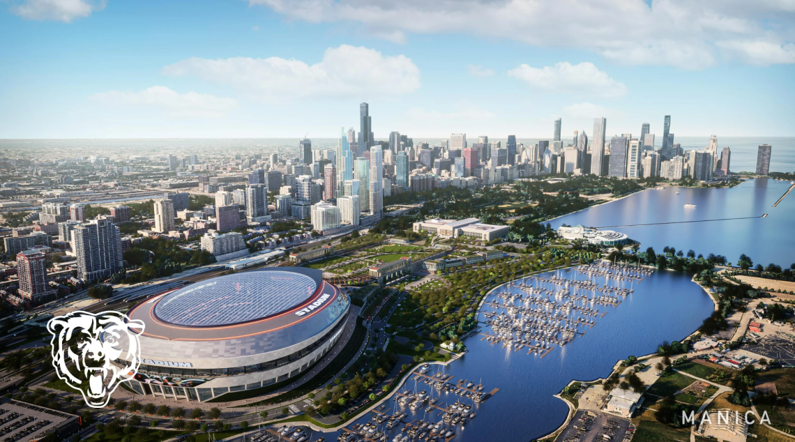 Bears release plans for $4.7B stadium project in Chicago 